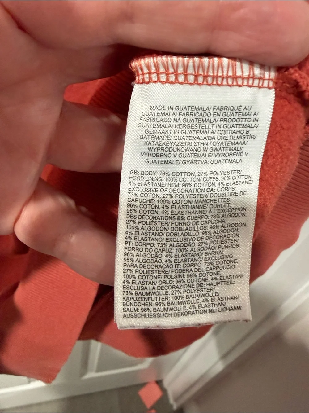 The North Face Men's Coral Hoodie with White Logo